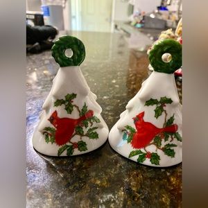 Lefton Holly & Cardinal bells
